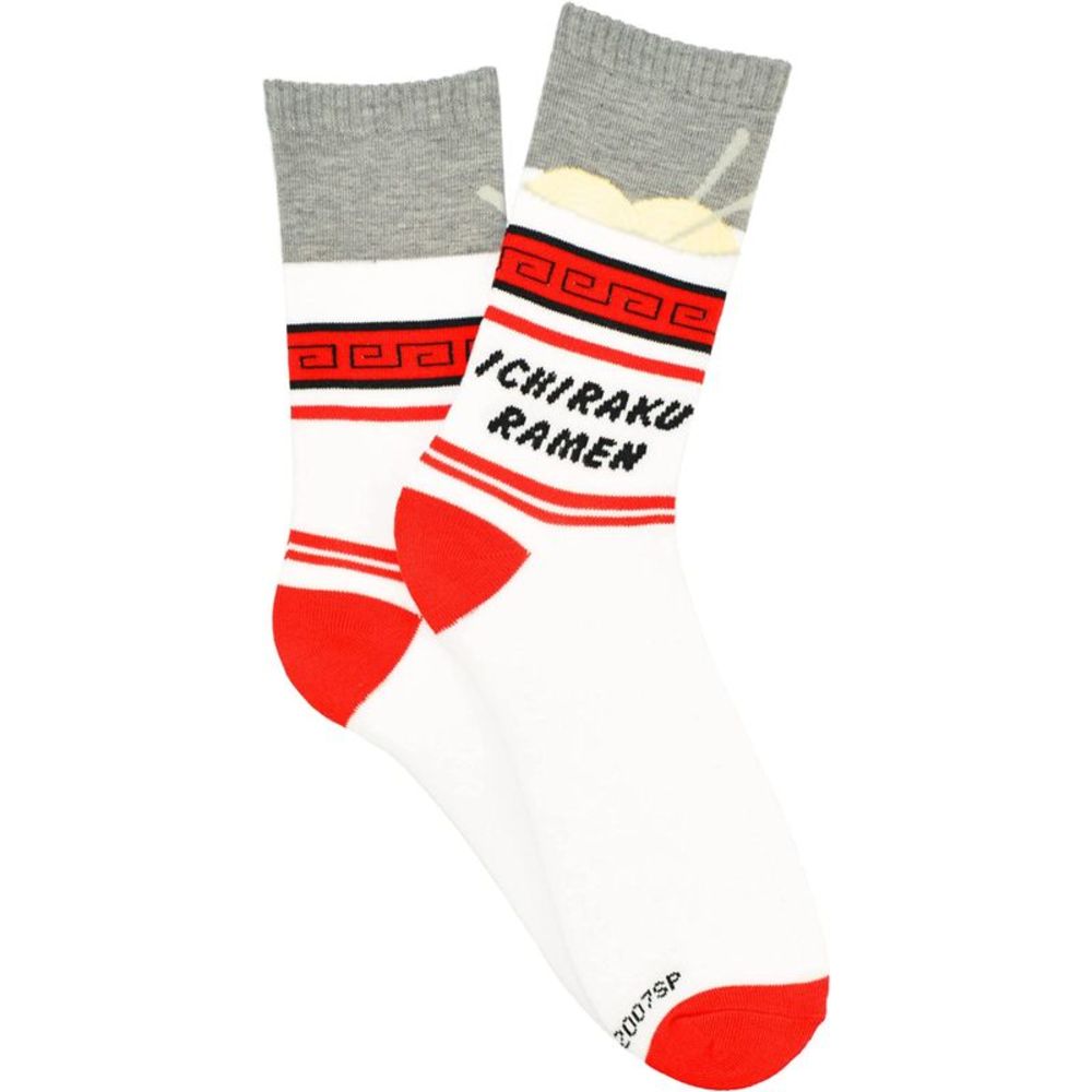 Naruto Shippuden Ichiraku Ramen Bowl Crew Socks, One Size